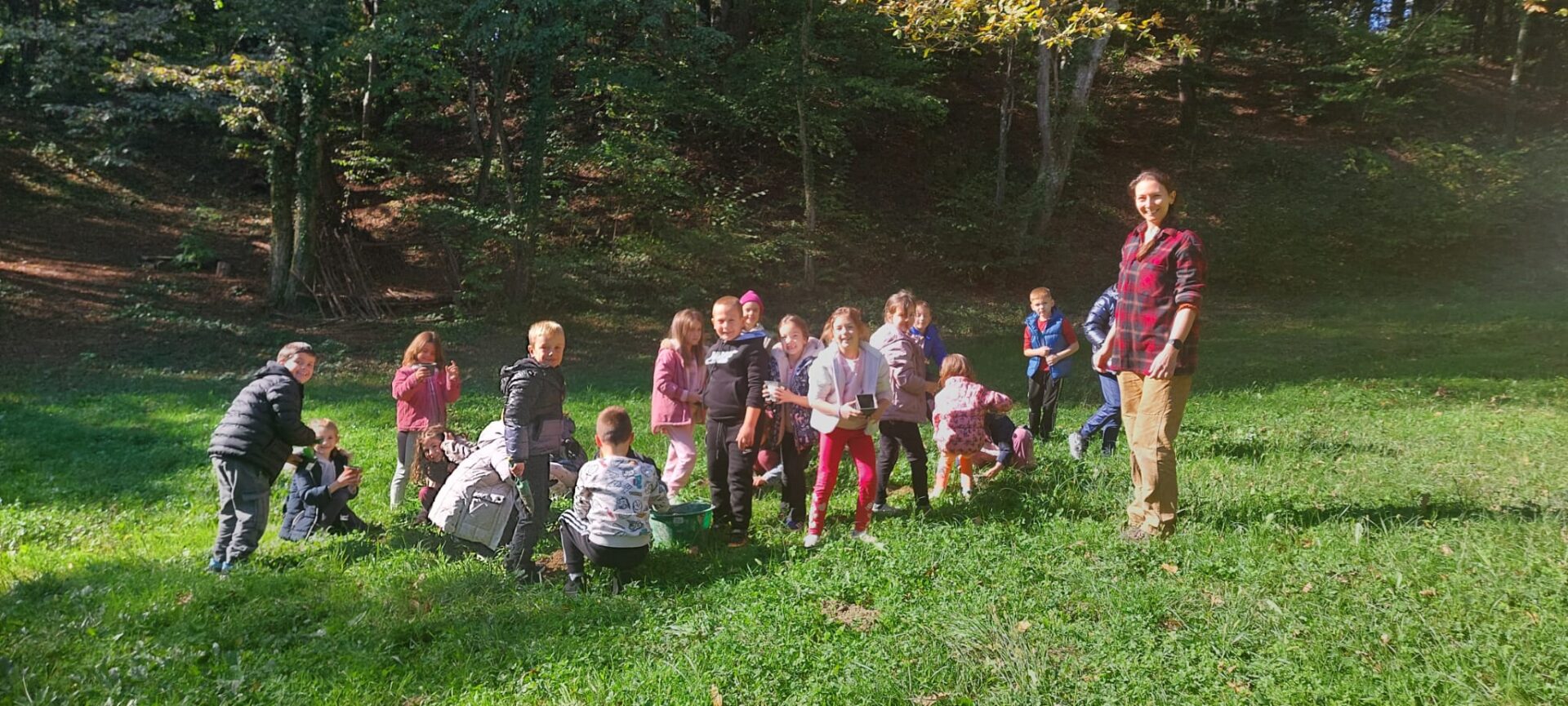 Prvašići na izvaučioničkoj nastavi
