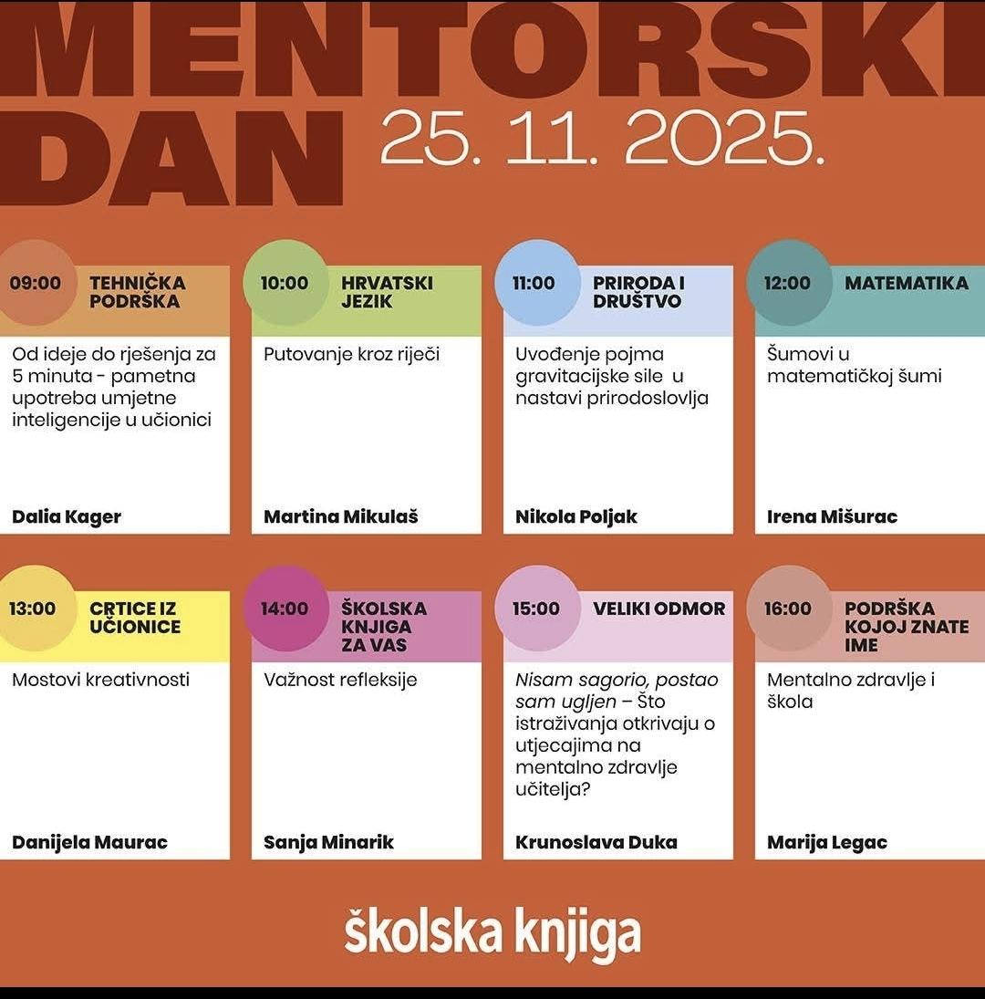 Mentorski dan Školske knjige